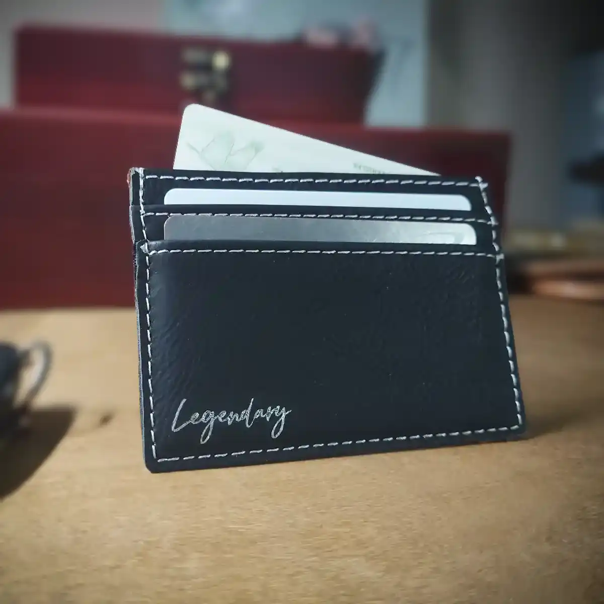 Card wallet with money clip