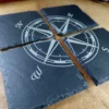 square slate coasters