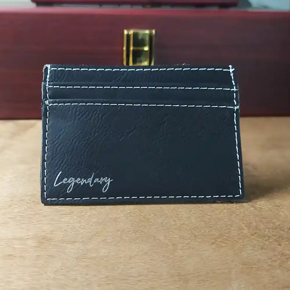 Card wallet with money clip