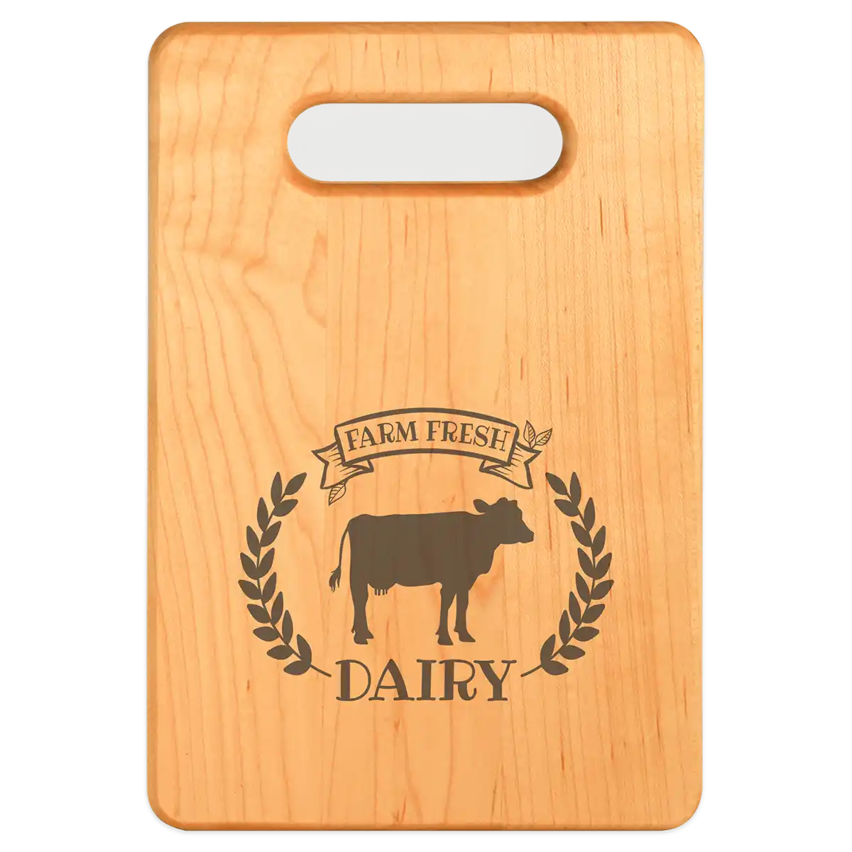 Farm fresh maple cutting board 9x6