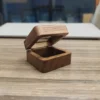 Luxury walnut ring box