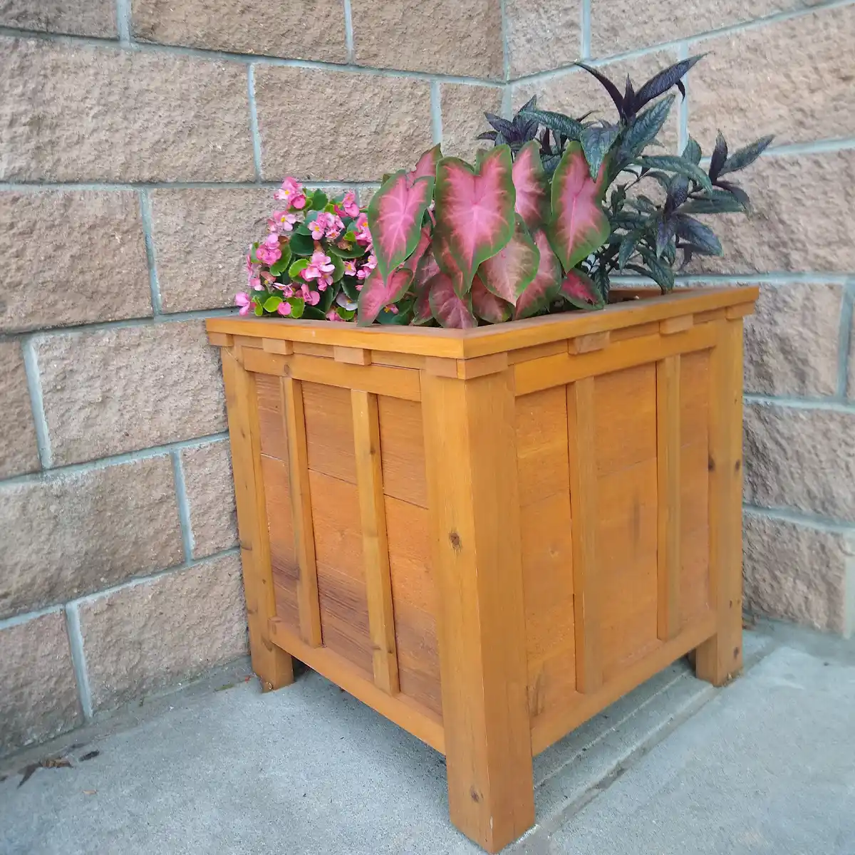 custom cedar planter